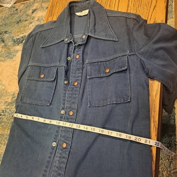 Vintage Mr. Leggs Western Wear Men's Snap Button Down Long Sleeve Medium - Picture 8 of 8